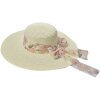 Juleeze JZHA0106 sombrero de sol banda de flores crema talla única