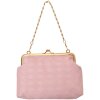 Juleeze JZWA0189P Embrague Cadena Oro Rosa 8cm Elegance