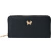 Juleeze JZWA0193Z Señoras cartera negro oro mariposa 19x10cm