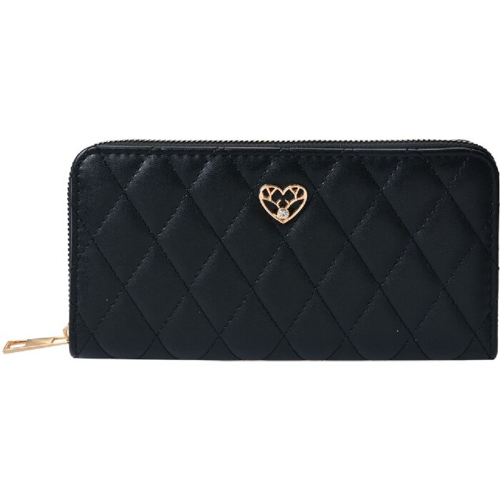 Juleeze JZWA0195Z Billetero Acolchado Negro 19x10cm