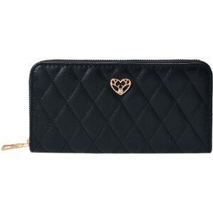 Juleeze JZWA0195Z Billetero Acolchado Negro 19x10cm