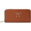 Juleeze JZWA0198 Cartera Acolchada Marrón Caramelo 19x10cm