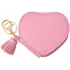Juleeze JZWA0202P Cartera Corazón Llavero Rosa 10x10cm