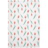 Clayre & Eef KT042.052 Paño de cocina diseño tulipán blanco 47x70cm
