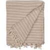 Clayre & Eef KT060.132 Cuadriculado Rayas Beige 125x150cm