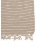 Clayre & Eef KT060.132 Cuadriculado Rayas Beige 125x150cm