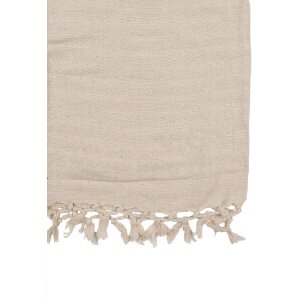 Clayre & Eef KT060.133 Manta cuadros Beige 125x150 cm