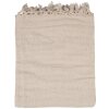 Clayre & Eef KT060.133 Manta cuadros Beige 125x150 cm