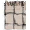 Clayre & Eef KT060.134 Tela escocesa Beige Negro 125x150cm
