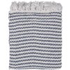 Clayre & Eef KT060.135 Cuadros Beige Azul Zigzag 125x150 cm