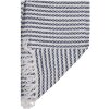 Clayre & Eef KT060.135 Cuadros Beige Azul Zigzag 125x150 cm