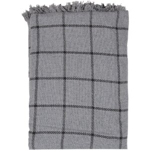 Clayre & Eef KT060.136 Manta Plaid 125x150cm Gris