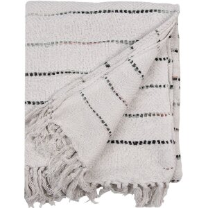 Clayre & Eef KT060.138 Manta cuadros Beige Negro...