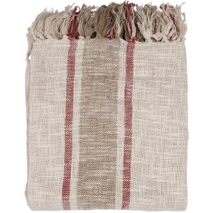 Clayre & Eef KT060.140 Cuadriculado Rayas Beige...