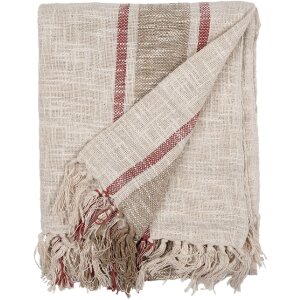 Clayre & Eef KT060.140 Cuadriculado Rayas Beige...