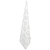 Clayre & Eef LGC42 Paño de cocina estampado Paisley Blanco/Gris 50x70cm