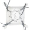 Clayre & Eef LGC47 Panera Motivos Animales 35x35x8 Blanco Gris