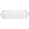 Clayre&Eef LGC65 Camino de mesa estampado animal 50x160 blanco-gris
