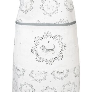 Clayre & Eef LGD41 Delantal de Cocina Estampado Perro...
