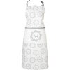 Clayre & Eef LGD41 Delantal de Cocina Estampado Perro Blanco Gris 70x85cm