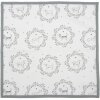 Clayre & Eef LGD43 servilletas de tela motivo blanco/gris 40x40cm lote de 6