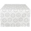 Clayre & Eef LGD64 Camino de Mesa 50x140cm Blanco Gris