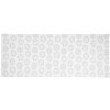 Clayre & Eef LGD64 Camino de Mesa 50x140cm Blanco Gris