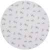 Clayre & Eef OLF85 Plato Individual Ramas de Olivo Blanco Ø 33cm