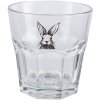 Clayre & Eef RAEGL0003 Vaso Conejito 200ml Transparente Ø 8x8cm
