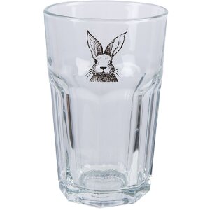 Clayre & Eef RAEGL0004 Vaso Liebre Transparente 300ml...