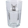 Clayre & Eef RAEGL0004 Vaso Liebre Transparente 300ml 7x12cm