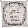 Clayre & Eef RFL22 Cojín Pascua Lupulada 45x45 Beige Negro