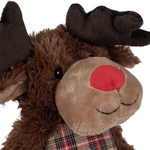 Clayre & Eef TW0587 Peluche reno 35cm marrón