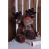 Clayre & Eef TW0587 Peluche reno 35cm marrón