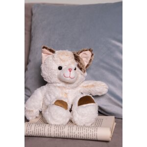 Clayre & Eef TW0588 Peluche Gato Beige 17x13x30cm