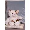 Clayre & Eef TW0588 Peluche Gato Beige 17x13x30cm