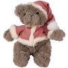 Clayre & Eef TW0589 Peluche oso de Navidad 30cm marrón