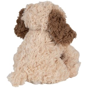 Clayre & Eef TW0590S Peluche para Perro Beige Marrón 18cm