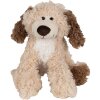 Clayre & Eef TW0590S Peluche para Perro Beige Marrón 18cm