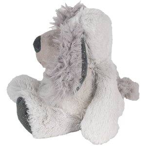 Clayre & Eef TW0592 Peluche para perro 18x22x32 cm Gris