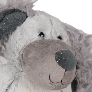 Clayre & Eef TW0592 Peluche para perro 18x22x32 cm Gris