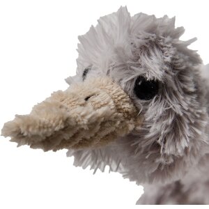 Clayre & Eef TW0594 Peluche pato 39x15x10cm felpa gris