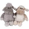 Clayre & Eef TW0595CH Peluche oveja gris 10x15x19cm