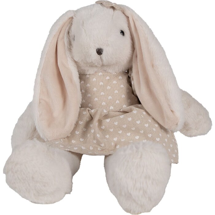 Clayre & Eef TW0596M Peluche Conejo Beige 20x22x26cm