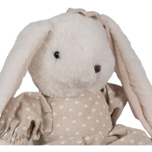 Clayre & Eef TW0596M Peluche Conejo Beige 20x22x26cm