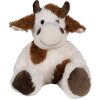 Clayre & Eef TW0597M Peluche vaca blanco marrón 24cm