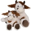 Clayre & Eef TW0597M Peluche vaca blanco marrón 24cm