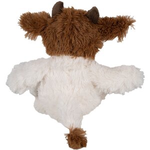 Clayre & Eef TW0597S Peluche Vaca Blanco/Marrón 18cm