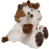 Clayre & Eef TW0597S Peluche Vaca Blanco/Marrón 18cm