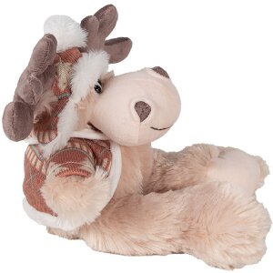 Clayre & Eef TW0599 Peluche reno marrón 22cm